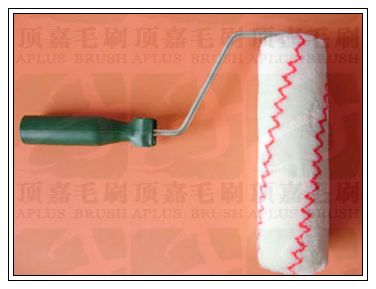 紅曲條滾筒刷